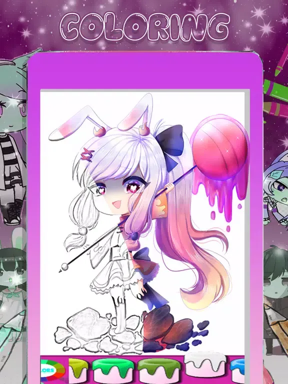 Gacha Life Coloring Maker iPad  Ekran Görüntüleri